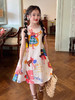 🌿夏日甜心必备穿搭❗️甜过初恋💕110-160码！【吉米故事▪️趣味涂鸦背心裙】被女儿穿去幼儿园追着要链接的小兔连衣裙🔥 超美的油画风 商品缩略图1