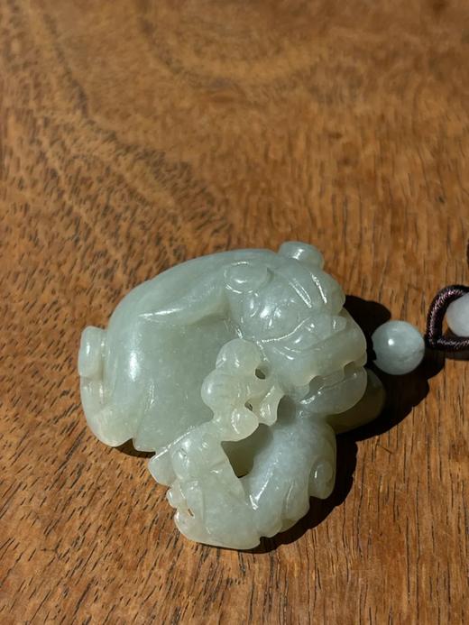 和田白玉镂雕子母瑞狮吊坠，顺丰包邮 商品图9