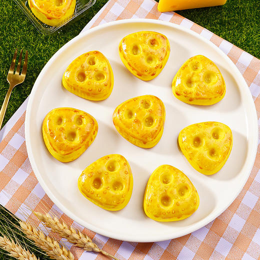 【芝香诱人❗芝士奶酪酥】传统烘培工艺，外皮金黄酥脆，坚持新鲜制作，散发浓郁醇香，夹心奶酪馅拉丝，雪媚娘点心早餐办公室休闲零食品L 商品图3