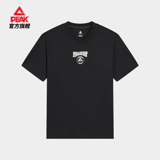 匹克2025年新款时尚系列男款圆领短袖T恤F6252071 商品图1