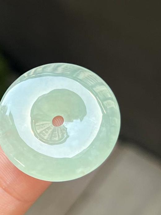 【云意轩】编号：9489  冰种甜绿平安扣天然翡翠 附证书 商品图3