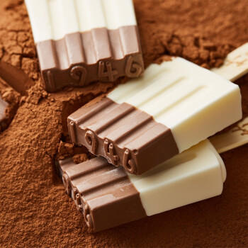 中街1946黑白半巧牛乳巧克力冰淇淋80g*10支 雪糕冰淇淋 牛乳 巧克力口味 商品图7