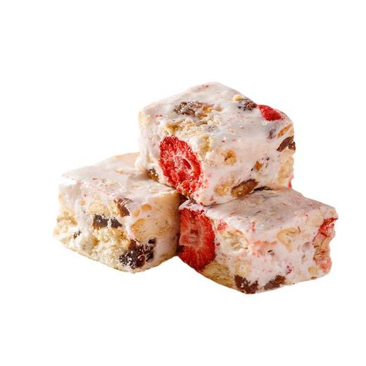 【9.9抢❗美味营养雪花酥】0反式脂肪酸，松软绵实，一口爱上❗草莓羊奶芙手工糕点雪花酥牛轧糖，冻干草莓休闲零食整箱L 商品图4