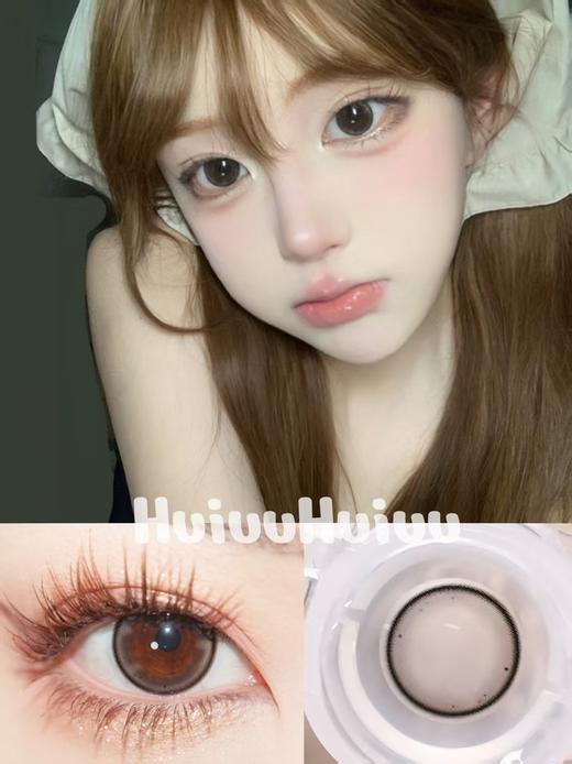 【月抛中直径】MIXMIXX-小鹿奈奈 灰-14.2mm【月抛 0-1000度 含525/575】 商品图0