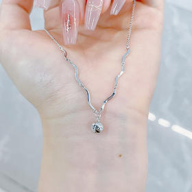 【限时8.8折】【线上铂金馆】PT950 #有求必应 铂金空心AB调节有球必应光面金珠套链（珠约5.6-6mm）(PTTL00089)预售产品下单后不退款不退货不换货不补差价)