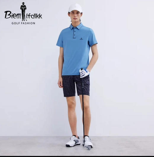 正品比音菲勒男士高尔夫短裤  抗皱易打理 夏季时尚轻薄满印字母休闲短裤 很好必买 平时穿也可以，上身很不错！
只有33码腰围78，腰部有弹力 商品图0