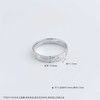 【限时8.8折】【线上铂金馆】PT950 铂金实心固口三生缘定蛇鳞圈戒（面宽约3.7-4.1mm）(PTJZ00008)预售产品下单后不退款不退货不换货不补差价) 商品缩略图4