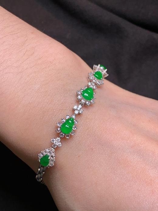 葫芦翡翠手链 商品图2