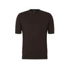 ZEGNA 杰尼亚 男士棉质圆领短袖T恤 深棕色 UFC90A9 C10 M09 商品缩略图0