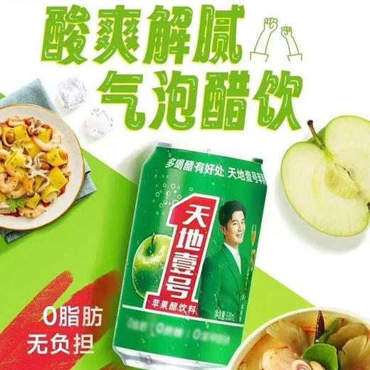 天地壹号 苹果醋饮料罐装330ml 商品图2