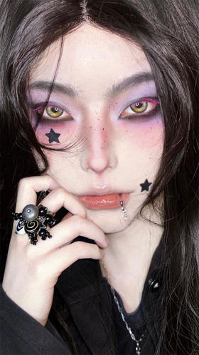 Focus Moon 半年抛Cos美瞳 JOJO绿丨JOJO灰 丨JOJO粉 丨JOJO棕