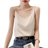 雀说丝绸缎面女装新修身v领短款小众设计内搭美背吊带背心ALR-D23 商品缩略图4