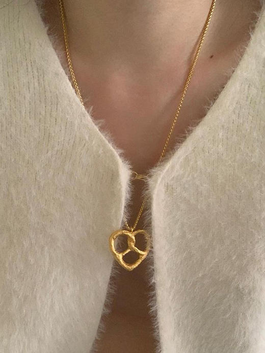 LS｜Pretzel Necklace 蝴蝶饼项链 [ 金 / 银 ] 【Celestial】 商品图1