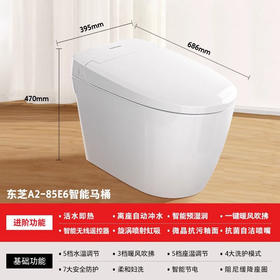东芝（TOSHIBA）卫浴全自动智能马桶一体式即热式暖风坐便器A2&GA-R5F1_A2_400mm