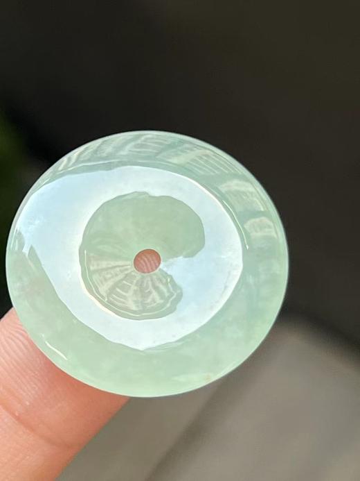 【云意轩】编号：9489  冰种甜绿平安扣天然翡翠 附证书 商品图2