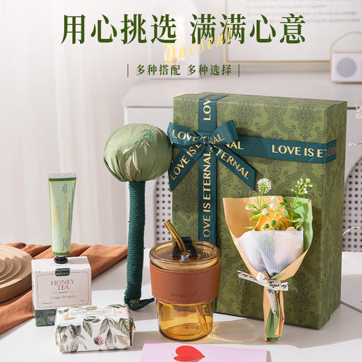 【复古森系限定礼盒】母亲节礼物送妈妈实用古法养生按摩捶礼盒公司团购伴手礼生日礼品。ry 商品图2