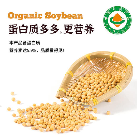 凤禾鸣·有机黄豆2斤真空装|内蒙古香浓豆浆农家大豆豆浆饮品 商品图2