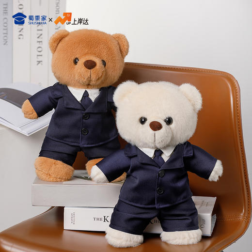 【实付满199送钥匙扣】【单位小熊】可定制创意毛绒职业小熊公仔儿童玩具服装可脱送礼礼物 商品图7