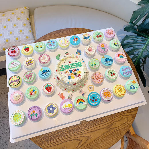 学校定制蛋糕（36个纸杯蛋糕） 商品图2