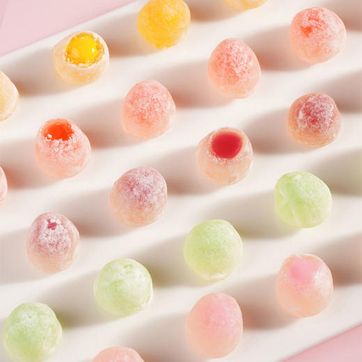 【13.9到手60颗❗裹酸爆浆软糖】Q弹美味好吃不腻，口感细腻醇正，粒粒饱满有营养丰富，果汁软糖各种软糖L 商品图1