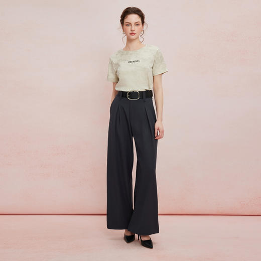 QF311斯尔丽25夏季新款女士通勤显高舒适百搭年轻时尚长款休闲锥形裤 商品图8