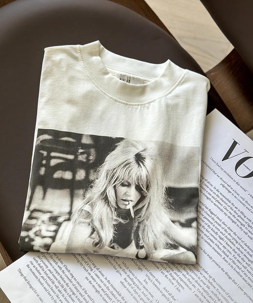 现货 THS-限时 Annie家 金发女郎印花T恤 BH2592 商品图4