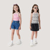 马克珍妮女童时尚条纹挂脖背心儿童吊带上衣2025年夏装新款550515 商品缩略图1