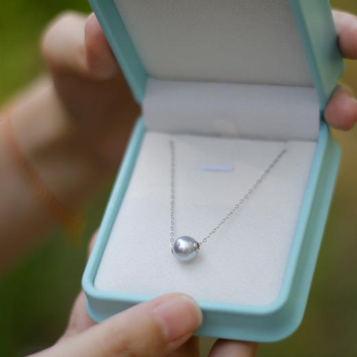 源头直采精挑级！海水珠真多麻系列：戒指&项链   8-9mm 近正圆强光微瑕(下单5天左右发货) 商品图2