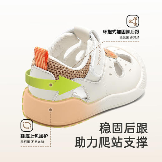 英氏童鞋儿童运动凉鞋夏季男童户外休闲鞋宝宝软底鞋子女童防滑鞋 商品图3