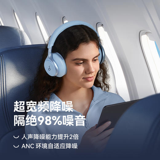 【热销】Soundcore声阔 SpaceOne漫游 S1头戴式无线蓝牙耳机 A3035 商品图2