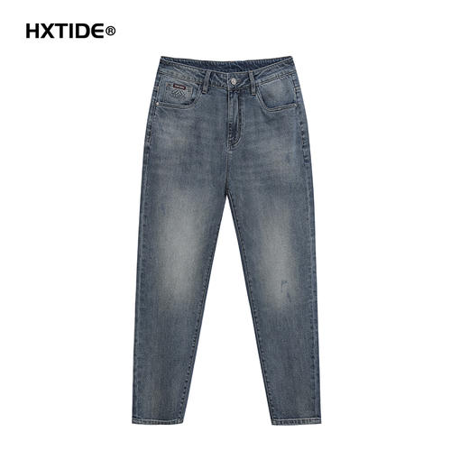 【新品上新】HX 春秋季水洗萝卜牛仔长裤刺绣点缀Z201510016101 商品图0