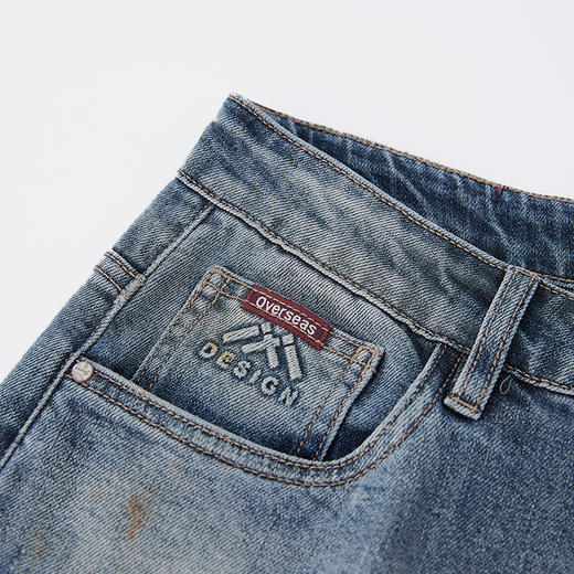 【新品上新】HX 春秋季水洗萝卜牛仔长裤刺绣点缀Z201510016101 商品图5