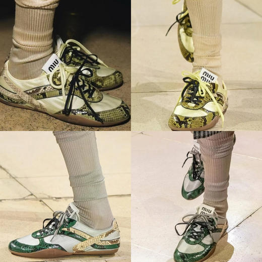 429-2 原楦 25秀款 蛇纹牛皮 薄底 德训鞋 35-45情侣款 准码 我36.5穿37 商品图0