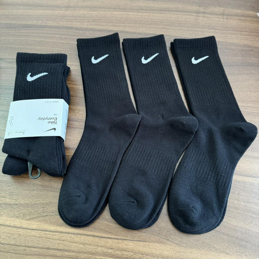 新款正品纯棉耐克四季薄款长款运动袜，手工缝头。越南产
尺码S M L
特价💰79两卡六双包邮 商品图10