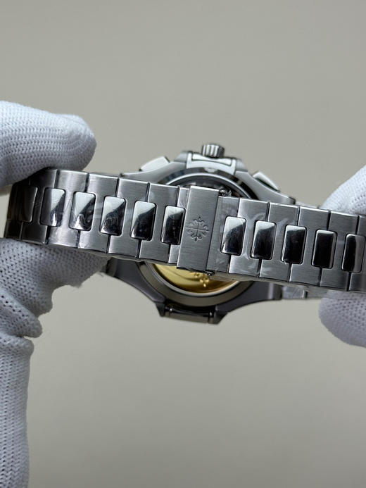 3K厂V3升级版薄薄薄！真功能，真小秒！百达翡丽鹦鹉螺5980多功能计时腕表【表壳】腕表尺寸40.5毫米，厚度为全网最薄仅13.5毫米，同正品一致的枕型表壳采用正面拉丝❕❕ 商品图8