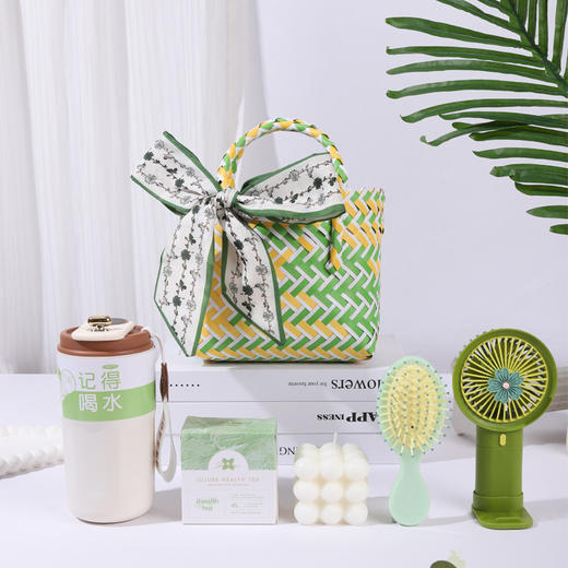 【平安喜乐！编织礼篮】伴手礼盒女伴娘生日礼物实用小礼品幼儿园升学礼物送老师。ry 商品图2