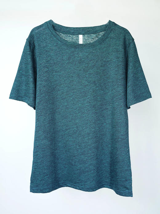 亚麻圆领短袖T恤半裙套装 商品图4