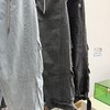 点此购买 阿迪男女款阔腿工装多口袋钻石腰带三条杠宽松运动牛仔裤 LL 317011 商品缩略图12