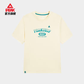 匹克2025年新款时尚系列男款圆领短袖T恤F6252641