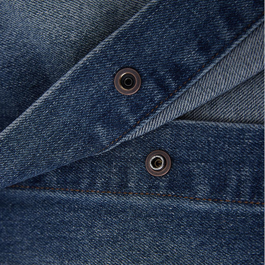 【新品上新】HX 春季水洗牛仔衬衫式茄克衫外套做旧复古S105511068101 商品图7