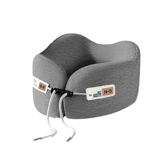 「送收纳盒！轻量便携」飞机旅行高铁u型枕 居家日用护颈枕颈椎睡觉形枕脖子便携记忆棉靠枕出差枕 商品图4