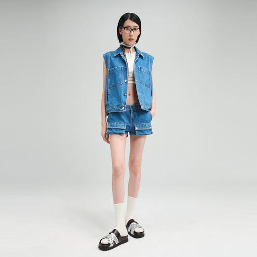 lost in echo2025春夏新款时尚拼色交叉条带镂空真皮勃肯拖鞋女 商品图1