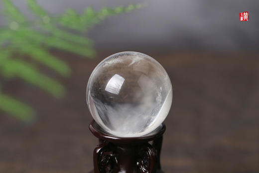 【心想事成】白水晶球摆件 商品图3