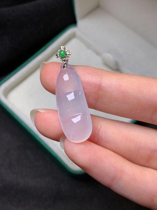 福豆翡翠吊坠 商品图0