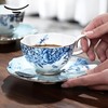 【6F】国瓷永丰源 铂金青花3头茶咖杯 商品缩略图3