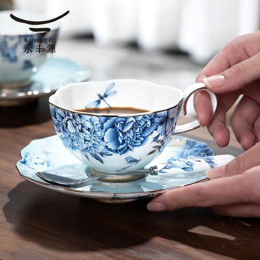 【6F】国瓷永丰源 铂金青花3头茶咖杯 商品图3
