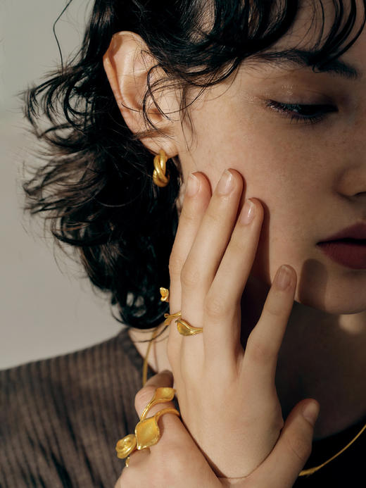 LS｜Liana Earrings 蛇藤耳环 [ 金 / 银 ]【Botanicalia 】 商品图3