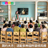 幼儿园实木椅子靠背椅 笑脸椅 商品缩略图3