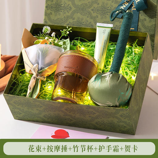 【复古森系限定礼盒】母亲节礼物送妈妈实用古法养生按摩捶礼盒公司团购伴手礼生日礼品。ry 商品图12