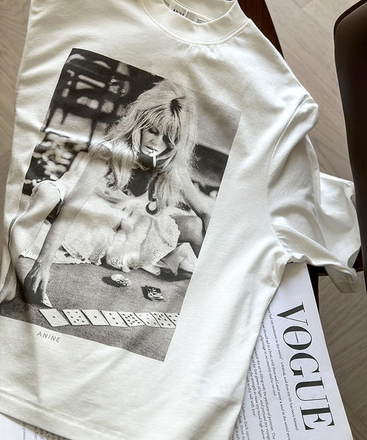 现货 THS-限时 Annie家 金发女郎印花T恤 BH2592 商品图8